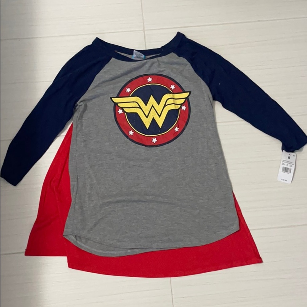 Wonder Woman Top with Cape